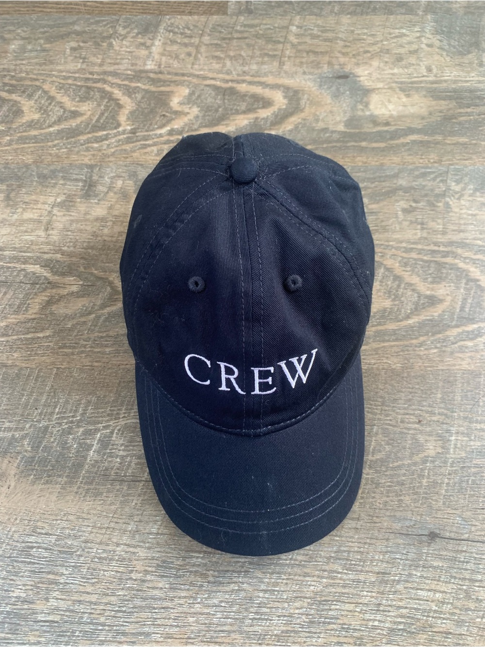 Navy JCrew Embroidered  "CREW"  Baseball Cap